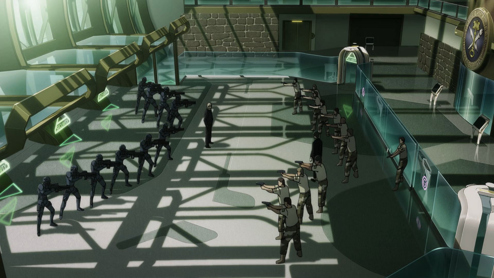 Still from Lazarus episode 12 (Image via MAPPA)